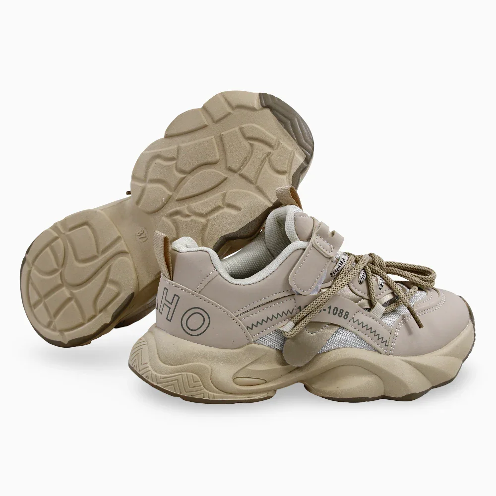 Unisex Leather Sneakers (Size 32-37) - Image 6