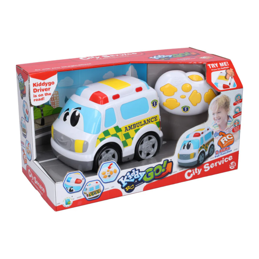 City Service Ambulance 19Cm 4CH R/C Car - Image 3