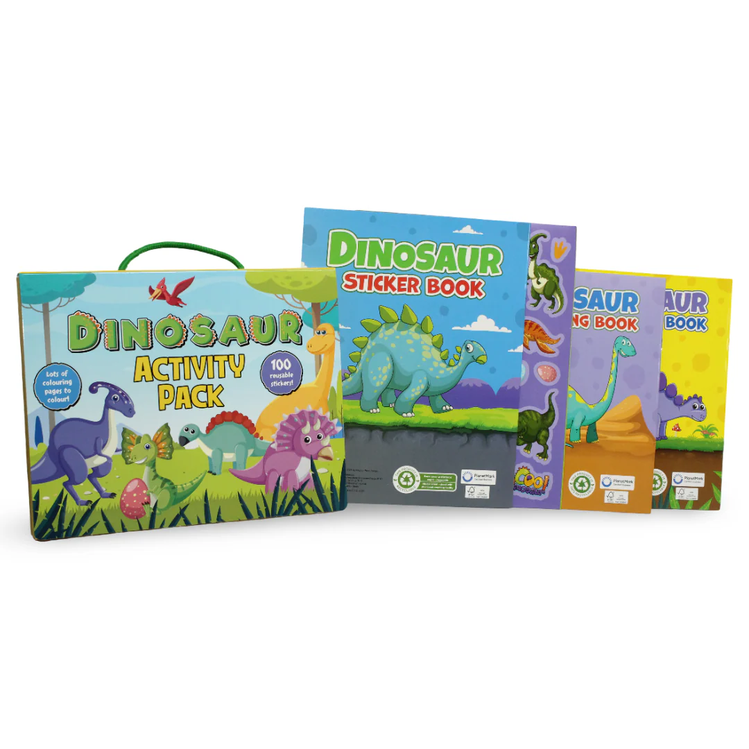Dinosaur Activity Pack Coloring and Sticker Books - Image 2