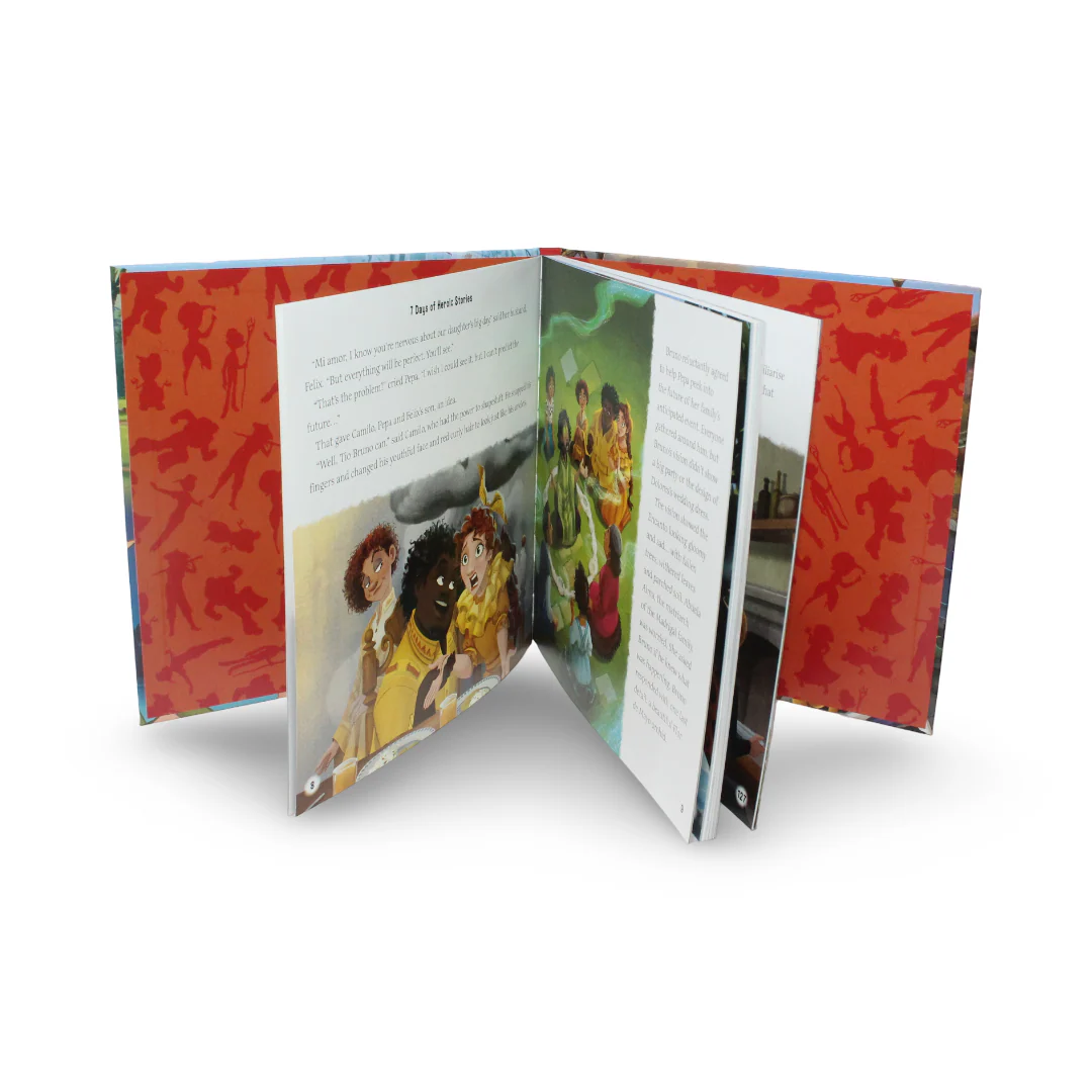 7 Days of Heroic Stories Hardcover Book