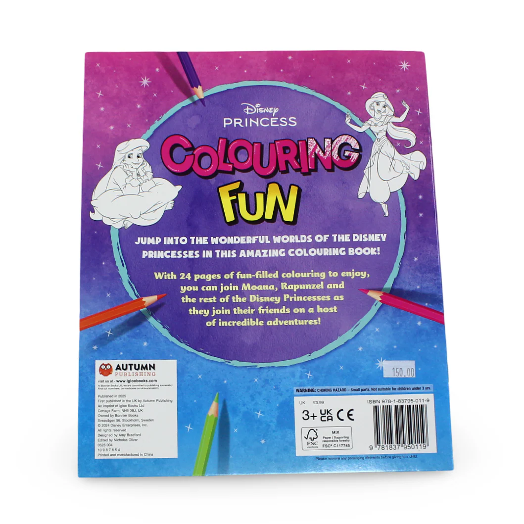 Igloo Books Disney Princess Colouring Fun - Image 3