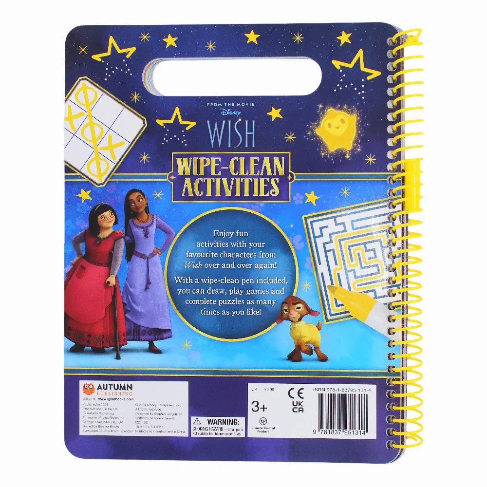 Disney Wish: Wipe Clean Activities Book - Image 2