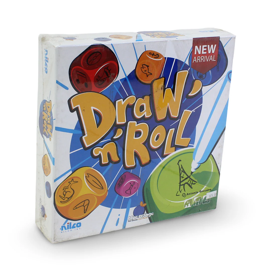 Nilco Blue Orange Games Draw N Roll Board Game - Image 2