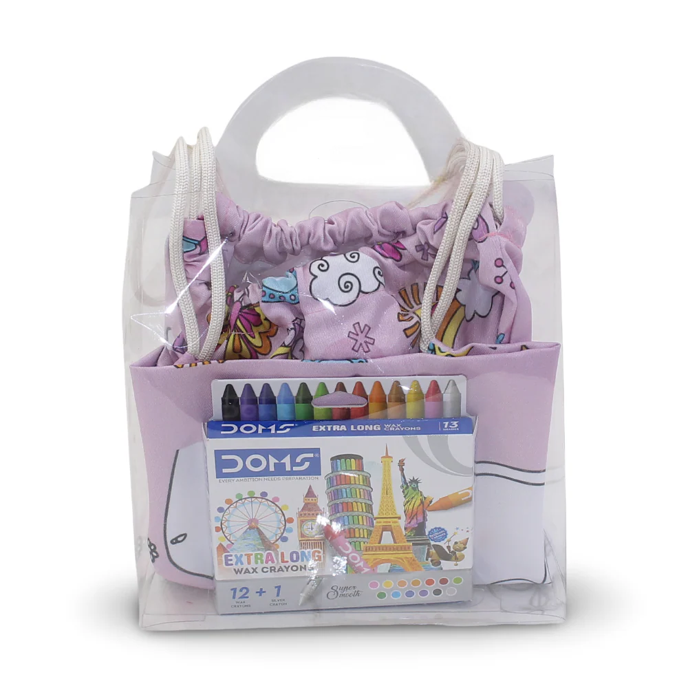 Coloring Drawstring Bag - Castle + Colors Box