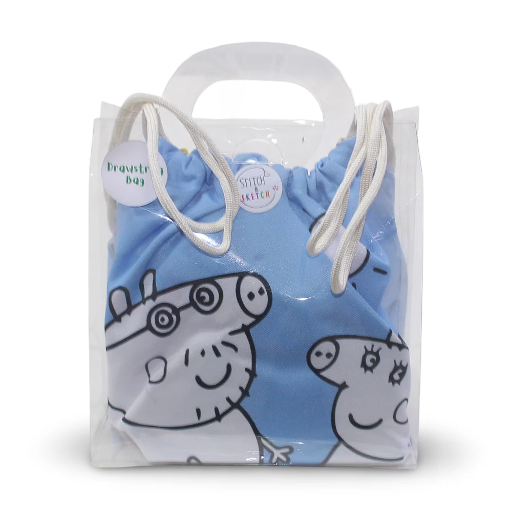 Coloring Drawstring Bag - Peppa + Colors Box - Image 2