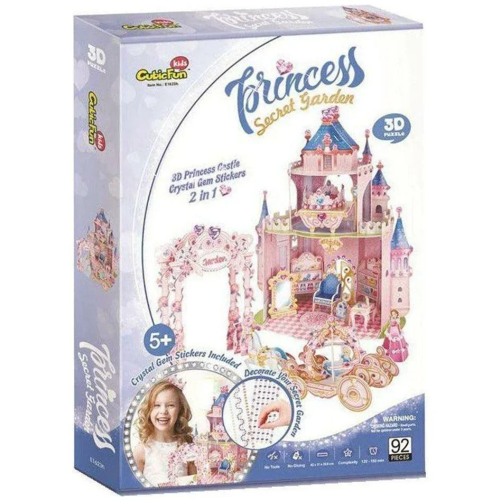 CubicFun Princess Secret Garden 3D Puzzle - Image 3
