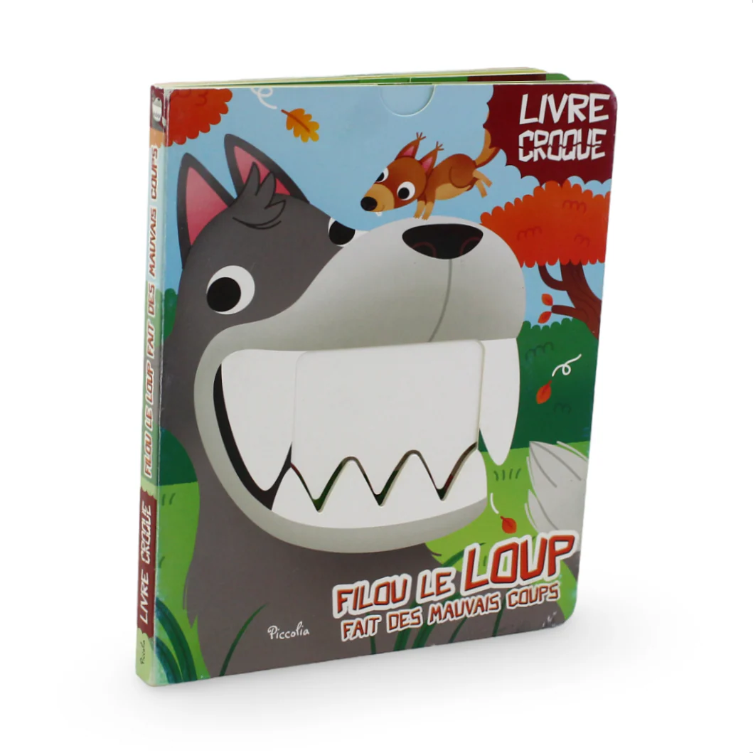 Piccolia "Filou Le Loup Fait Des Mauvais Coups" Board Book - Image 2