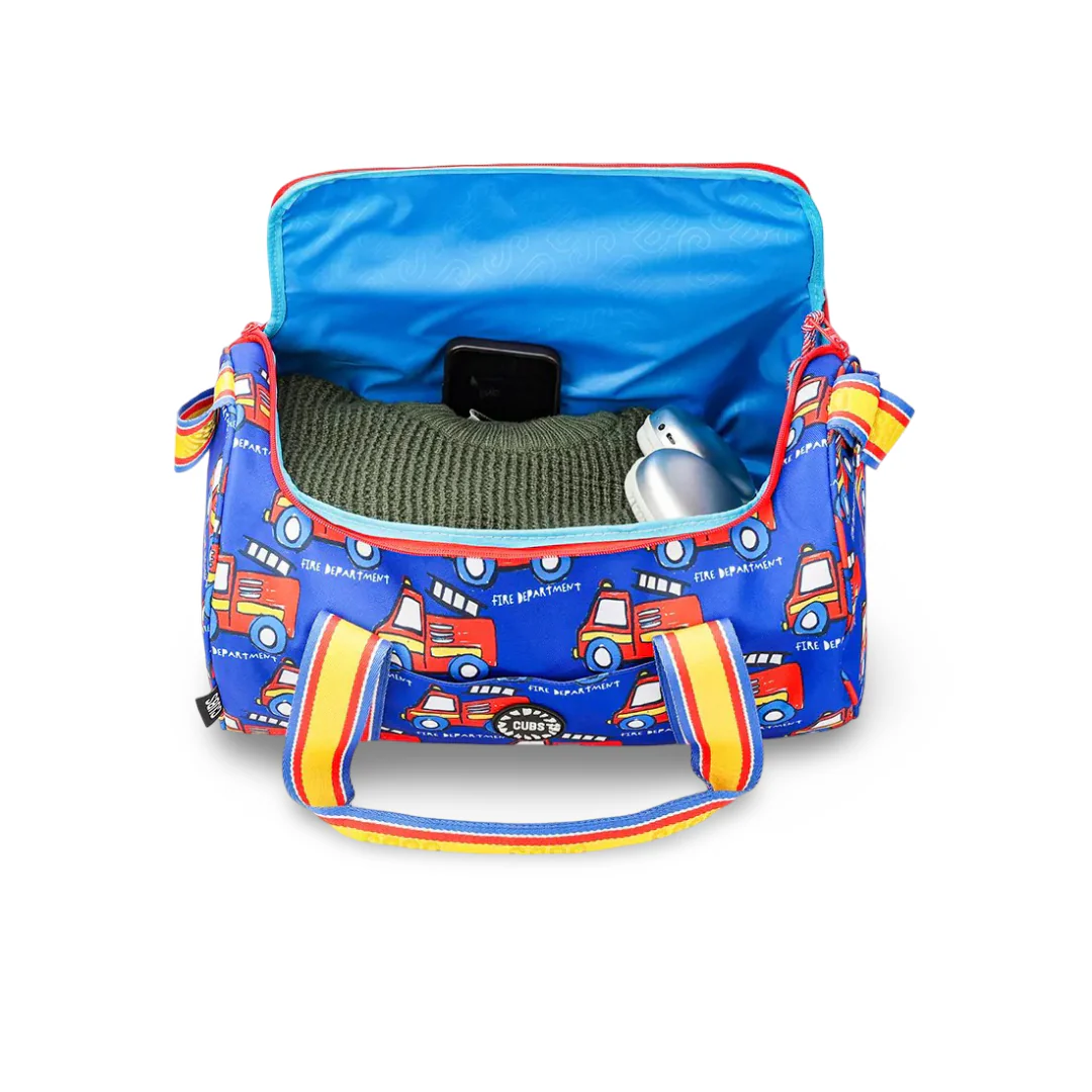 Cubs Fire Trucks Medium Duffel Bag - Image 3