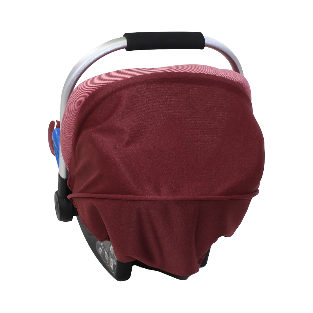 Kidilo 3-in-1 Baby Carry Cot & Car Seat G101 – Burgundy - Image 3