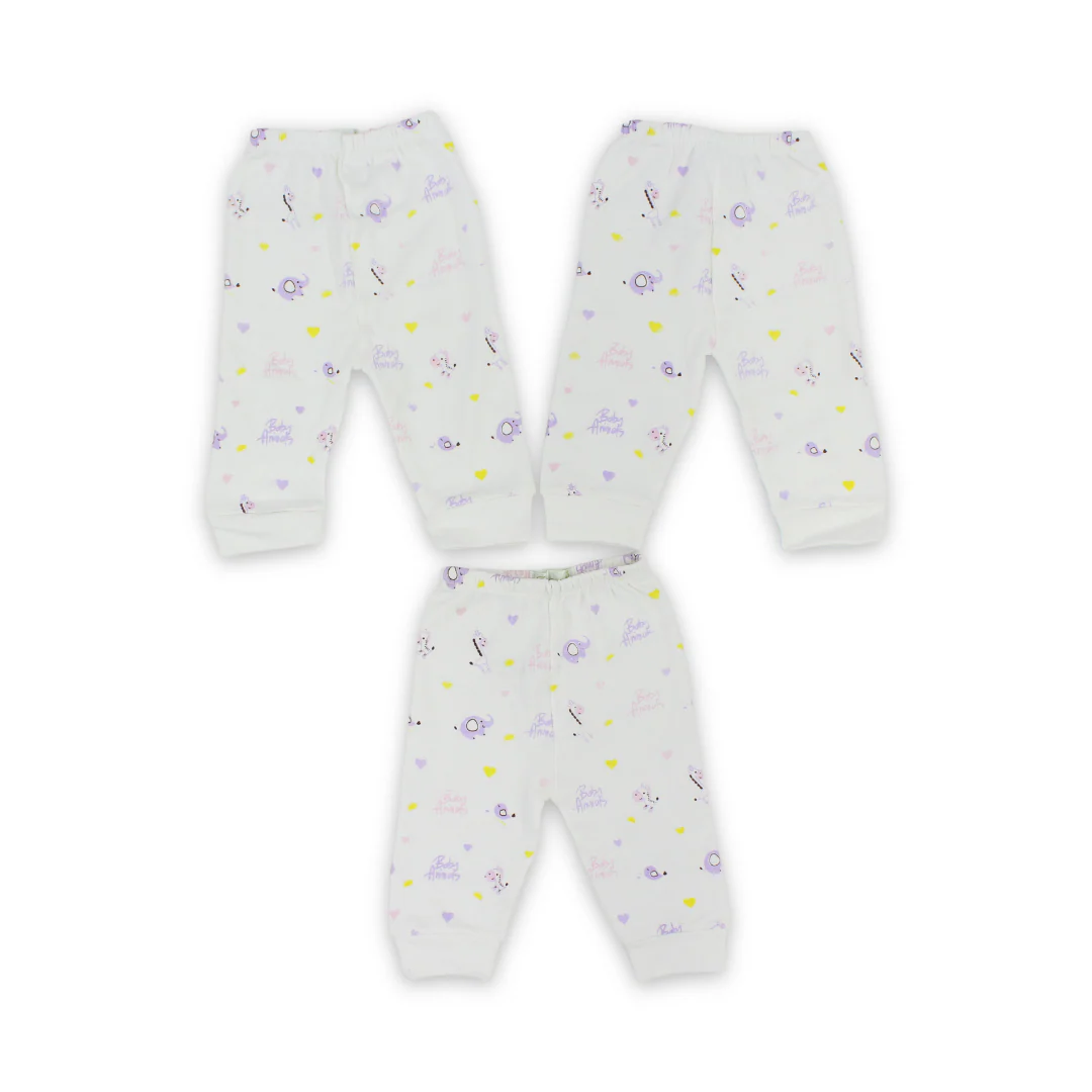 Baby Girls Cotton Underwear Pants – Pack Of 3