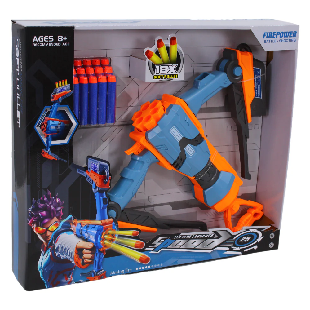Firepower Battle Shooting Toy Crossbow – 12 Pcs - Image 2