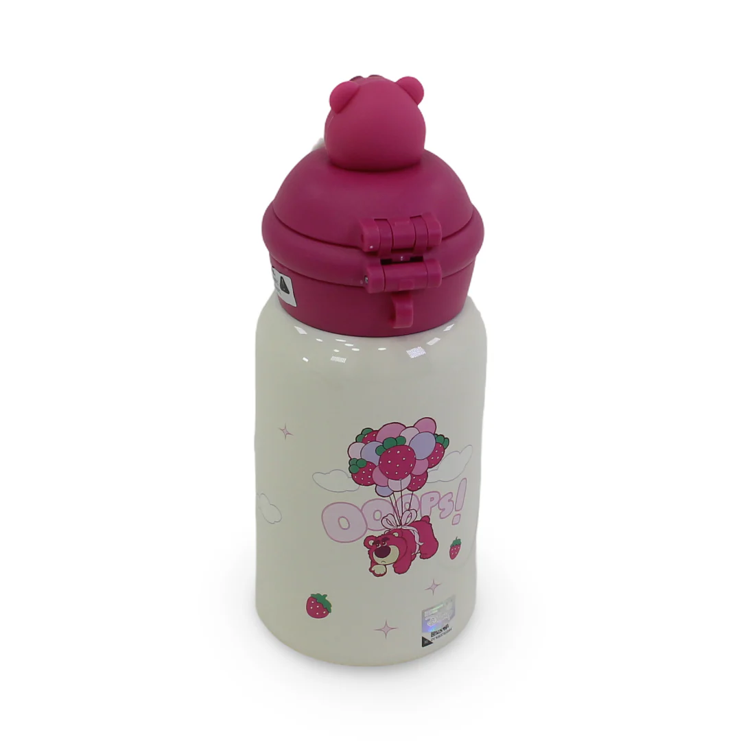 Lotso Strawberry Bear Stainless Steel Water Bottle - Image 2