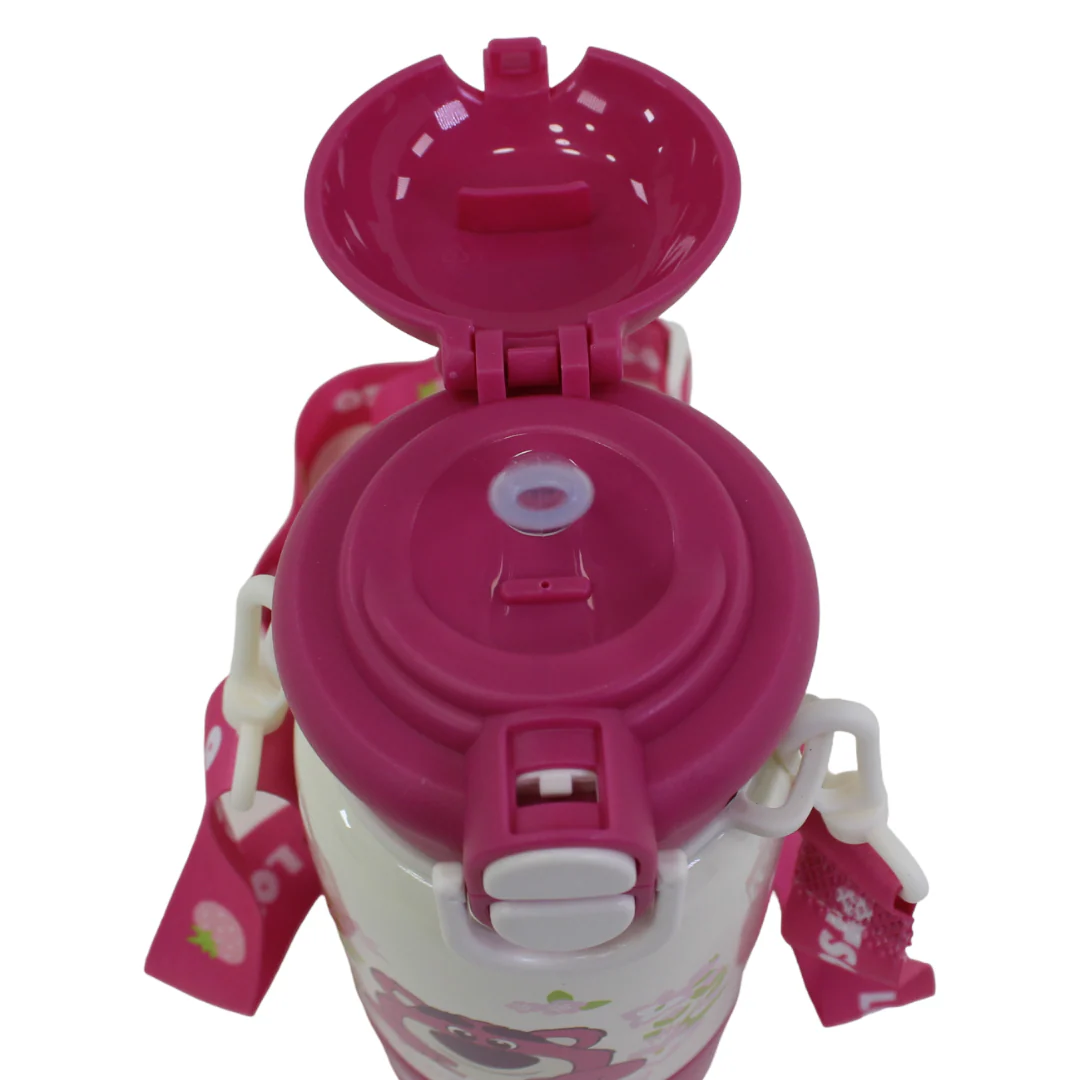 Lotso Strawberry Bear Stainless Steel Water Bottle - Image 3