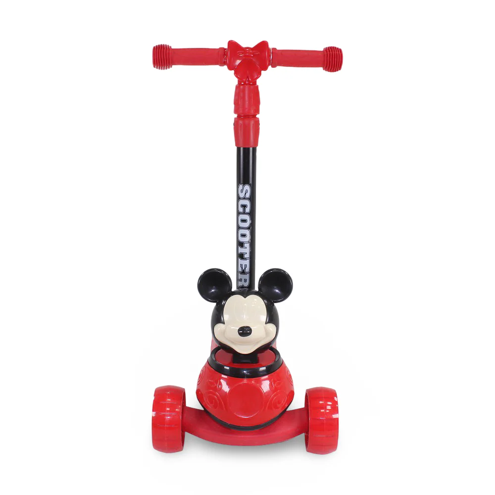 Mickey Mouse 3-Wheel Scooter - Red