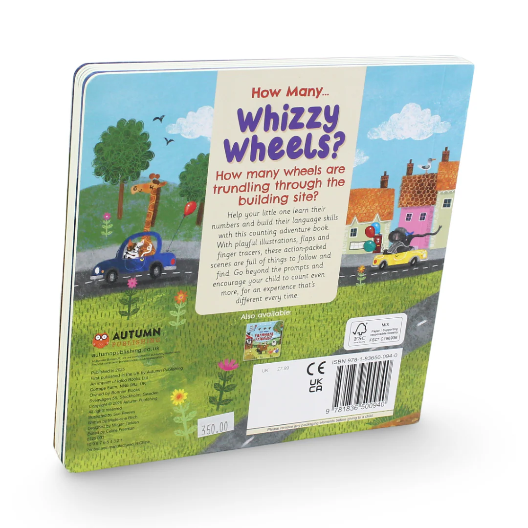 Igloo Books "How Many... Whizzy Wheels?" Board Book - Image 3