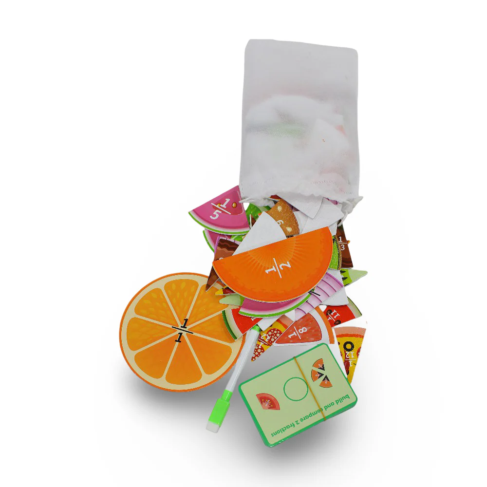 Early Learning Fractions Toy - 91 Pcs - Image 3