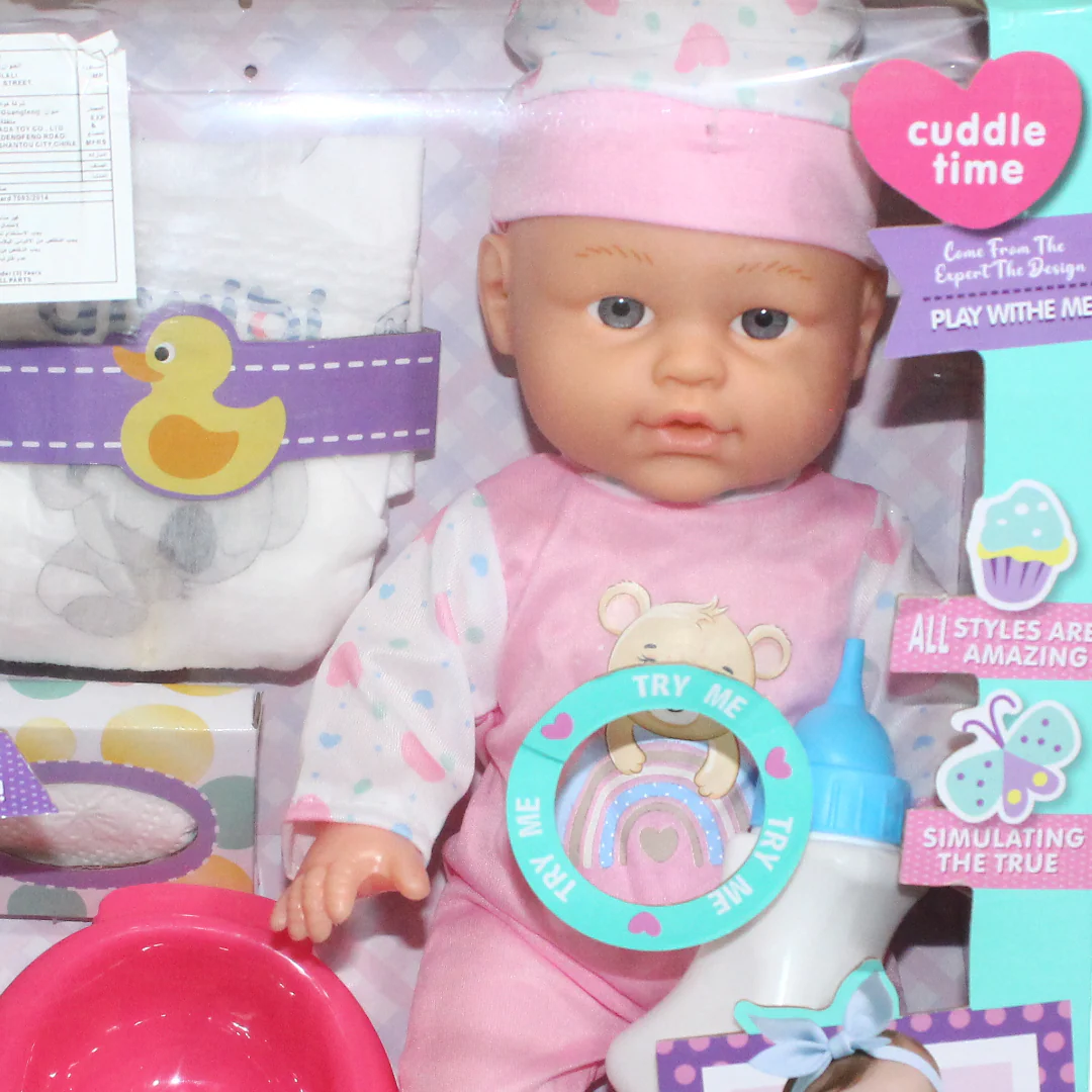 Toylife "Drink Wet Baby" Doll Set - Image 3