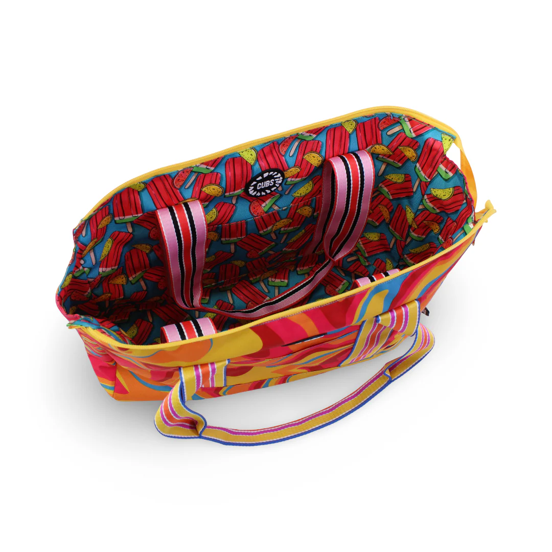 Cubs Ice-Cream and water colors Double Face Tote Bag (19L) - Image 4