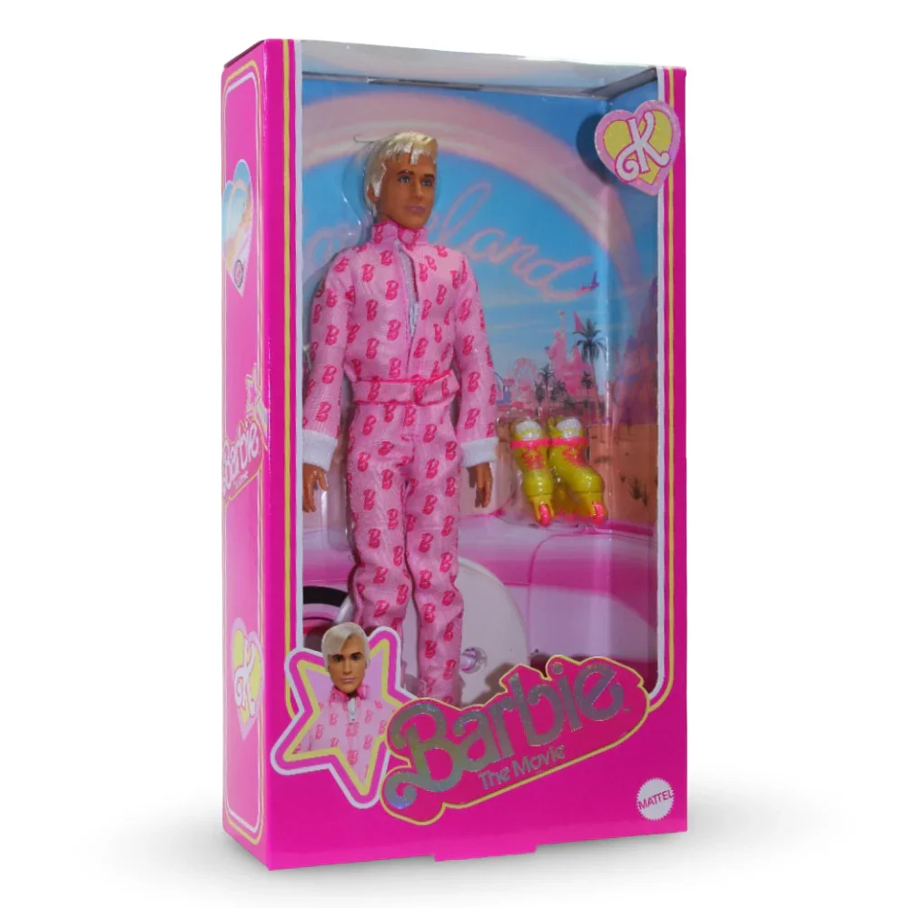 Mattel Ken Doll – Pink Jumpsuit with “B” Design - Image 2