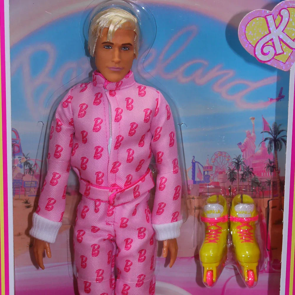 Mattel Ken Doll – Pink Jumpsuit with “B” Design - Image 4