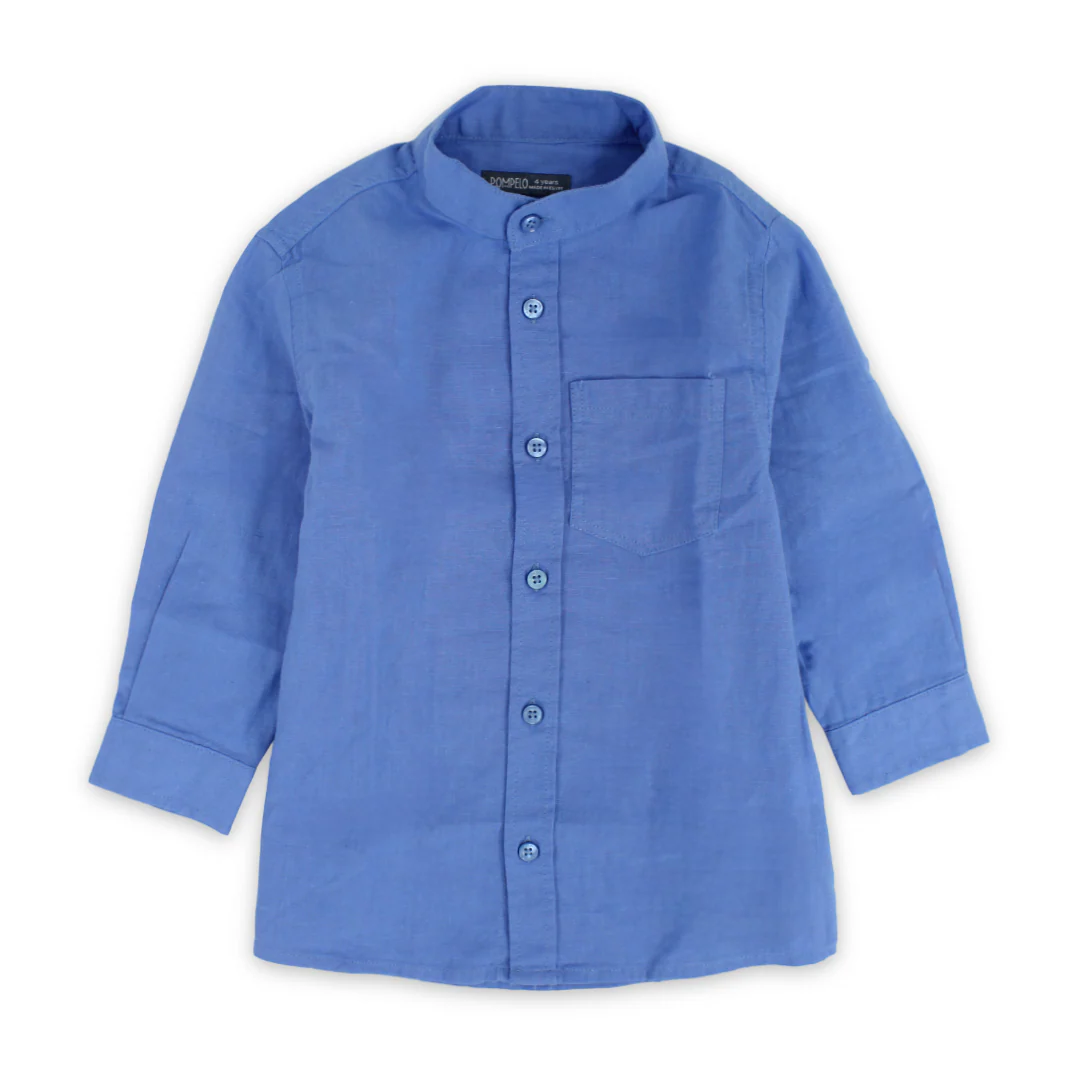 Boys Cotton Long-Sleeved Shirt