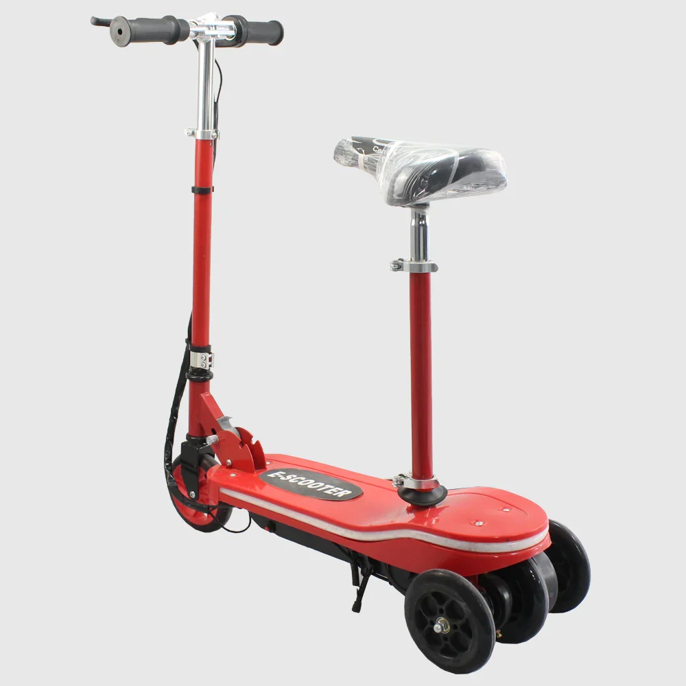 Red Kick E-Scooter Electric Seat Foldable Kids Electric Scooter - Image 3