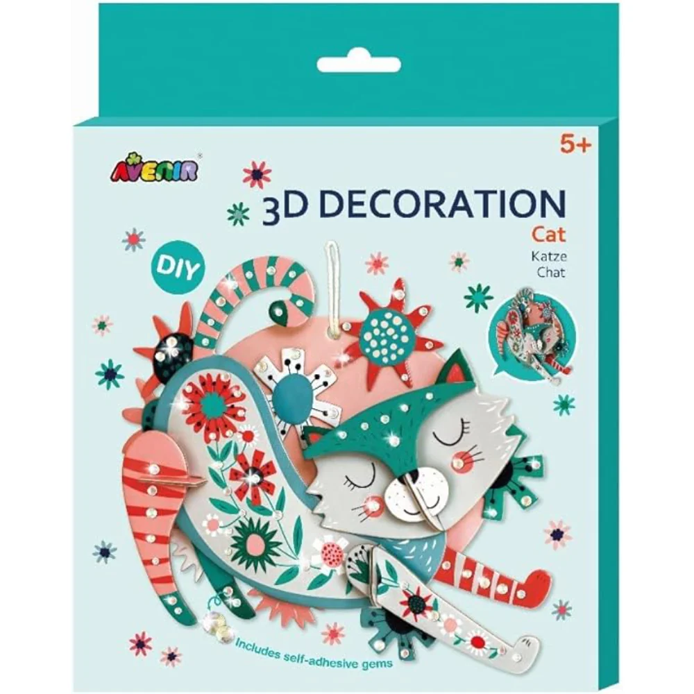 Avenir 3D Decoration Cat - 23 Pcs - Image 2