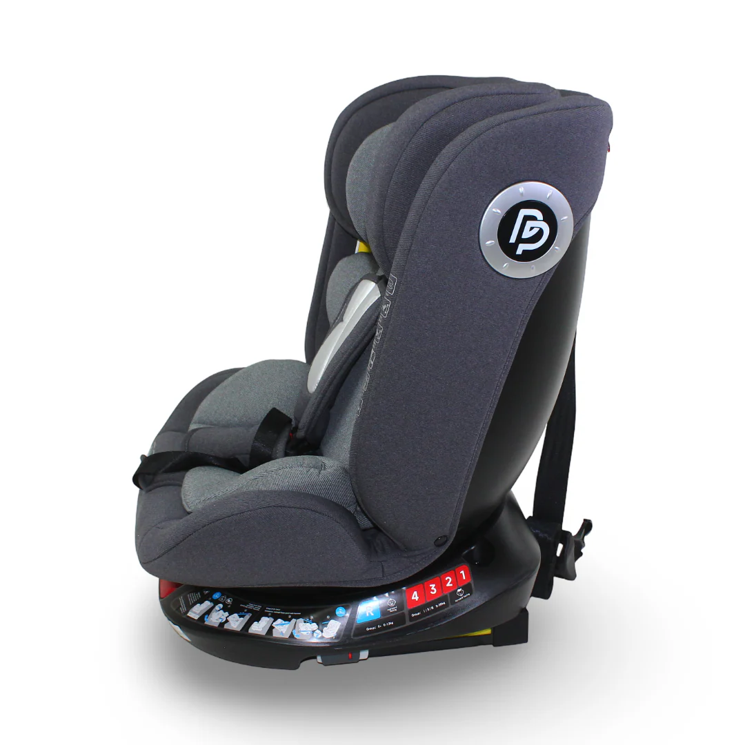 Kidilo Baby Car Seat 360° Rotation – Dark Grey - Image 2