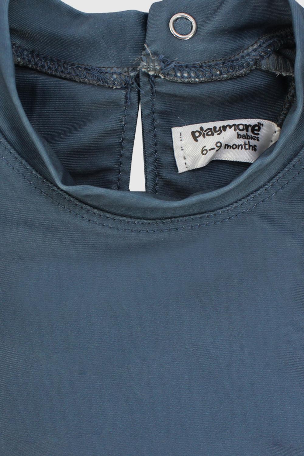 Grey Long-Sleeved Rash Guard - Image 6