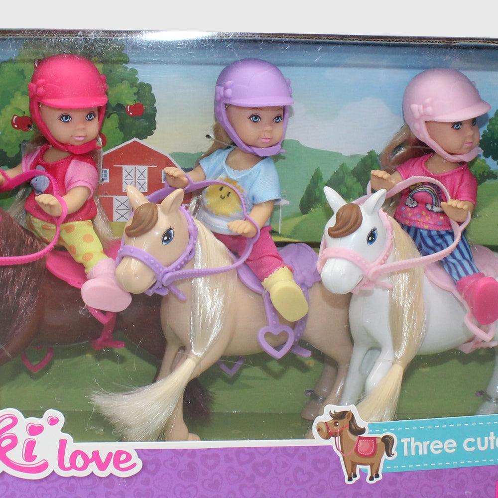Kiki Love Doll Set - Three Cute Pony - Image 3