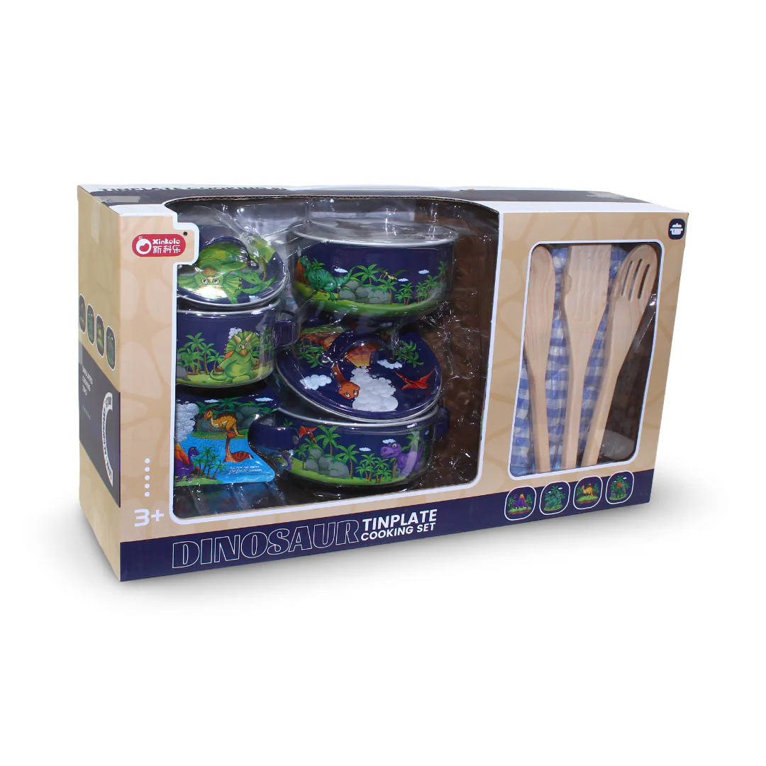 Dinosaur Tinplate Cooking Set