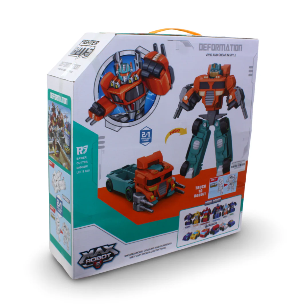 "Max Robot" 2-in-1 Action Figure Transforms Robot to Truck - Image 2