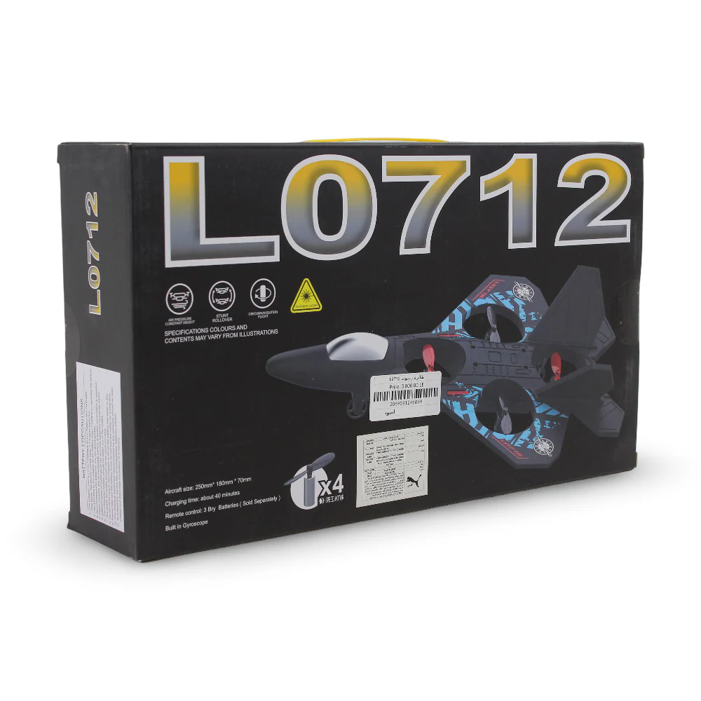 Remote-Control Flying Jet - Black - Image 2