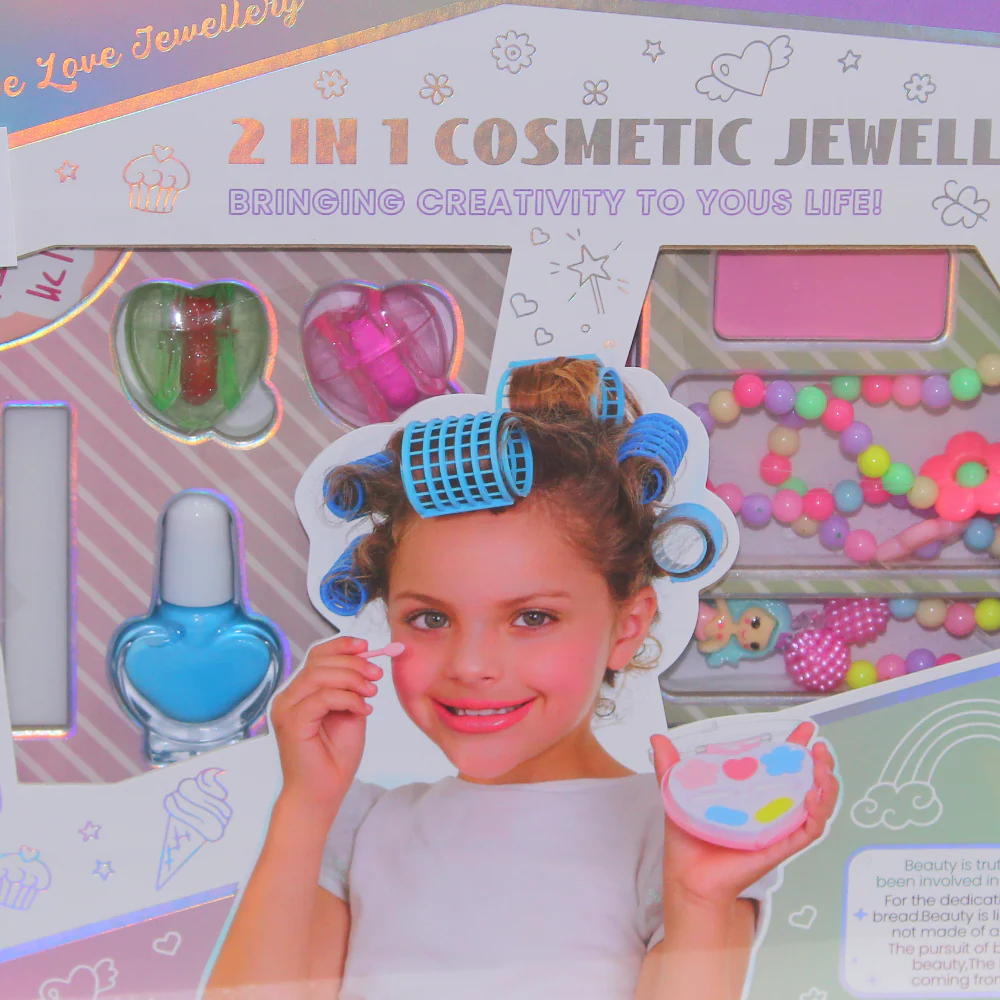 2-in-1 Cosmetic Jewellry & Beauty Set - Image 3