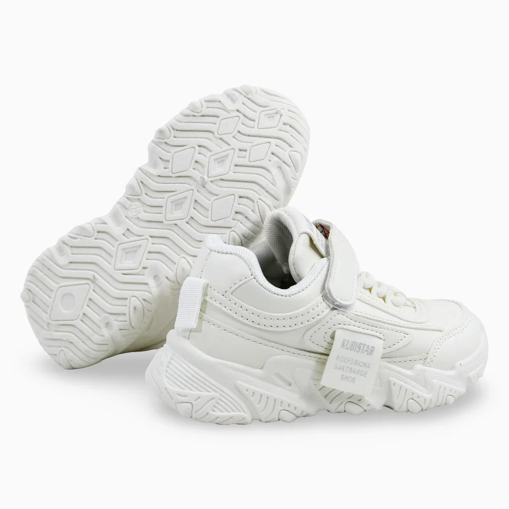 Unisex Leather Sneakers (Size 26-31) - Image 3