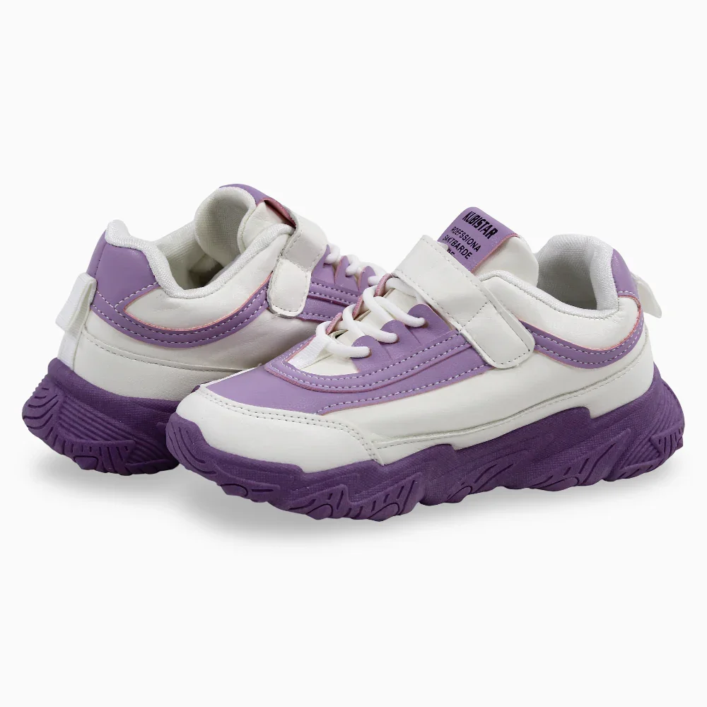 Unisex Leather Sneakers (Size 32-37) - Image 5