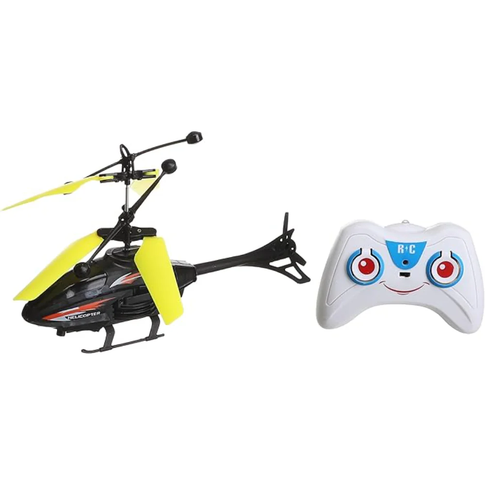 Plastic Remote Control Helicopter Toy – Yellow