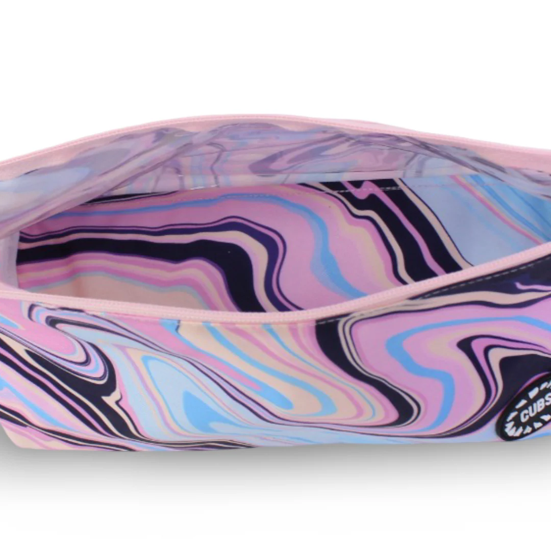 Cubs Lilac Swirls Large Pouch - Image 2