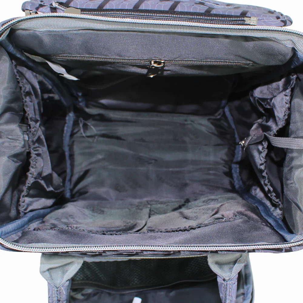 LeQueen Diamond 8th Special Edition Soft Waterproof Diaper Bag - Grey - Image 3