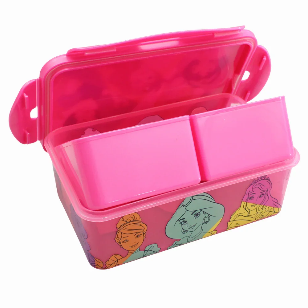 Stor Princess Rectangular Food Container with Removable Compartments 1190ml - Image 2