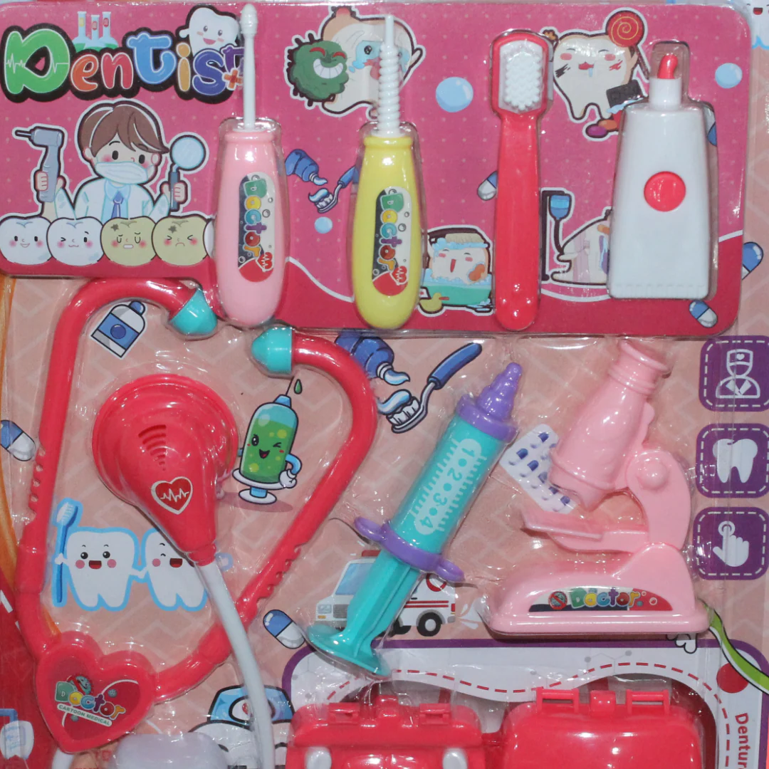 Dentist Toy Set – Salmon - Image 3