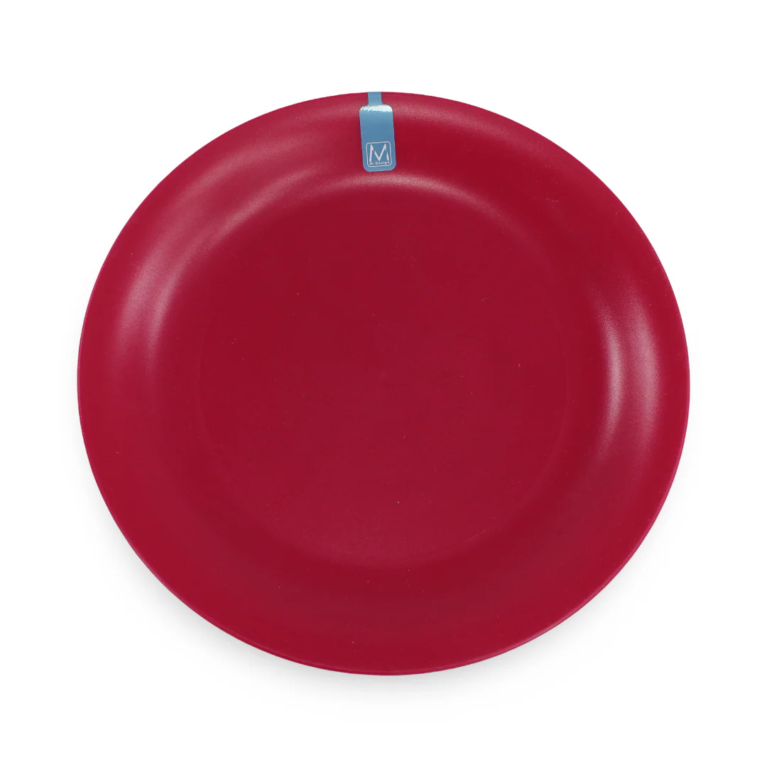 M-Design Lifestyle Plastic Serving Platter, 26 cm – Fuchsia - Image 2