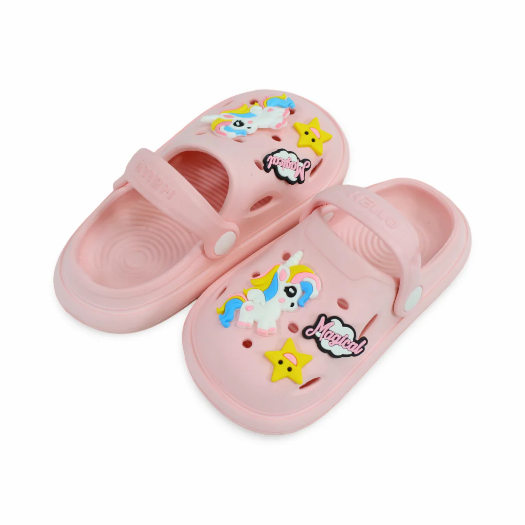 Girls Rubber Crocs – Magical Unicorn Design - Image 2
