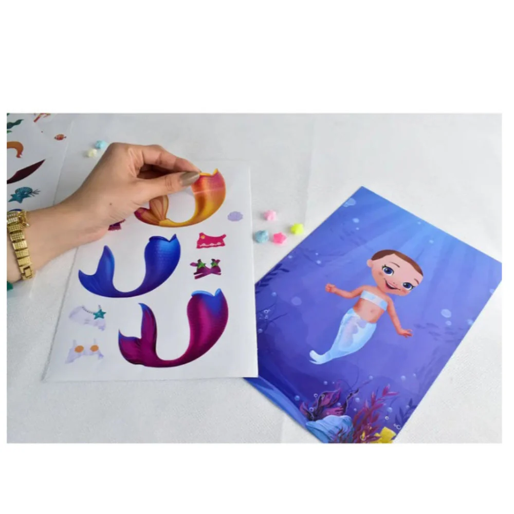 Mermaid Dress-Up Toy Set – Create Your Own Underwater Adventure - Image 6