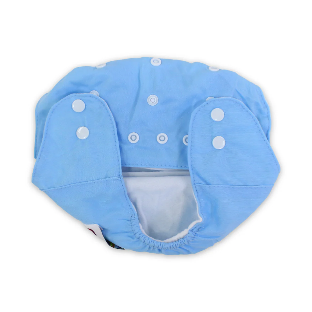 Baby Boys Cotton Baby Diaper – Baby Blue - Image 3