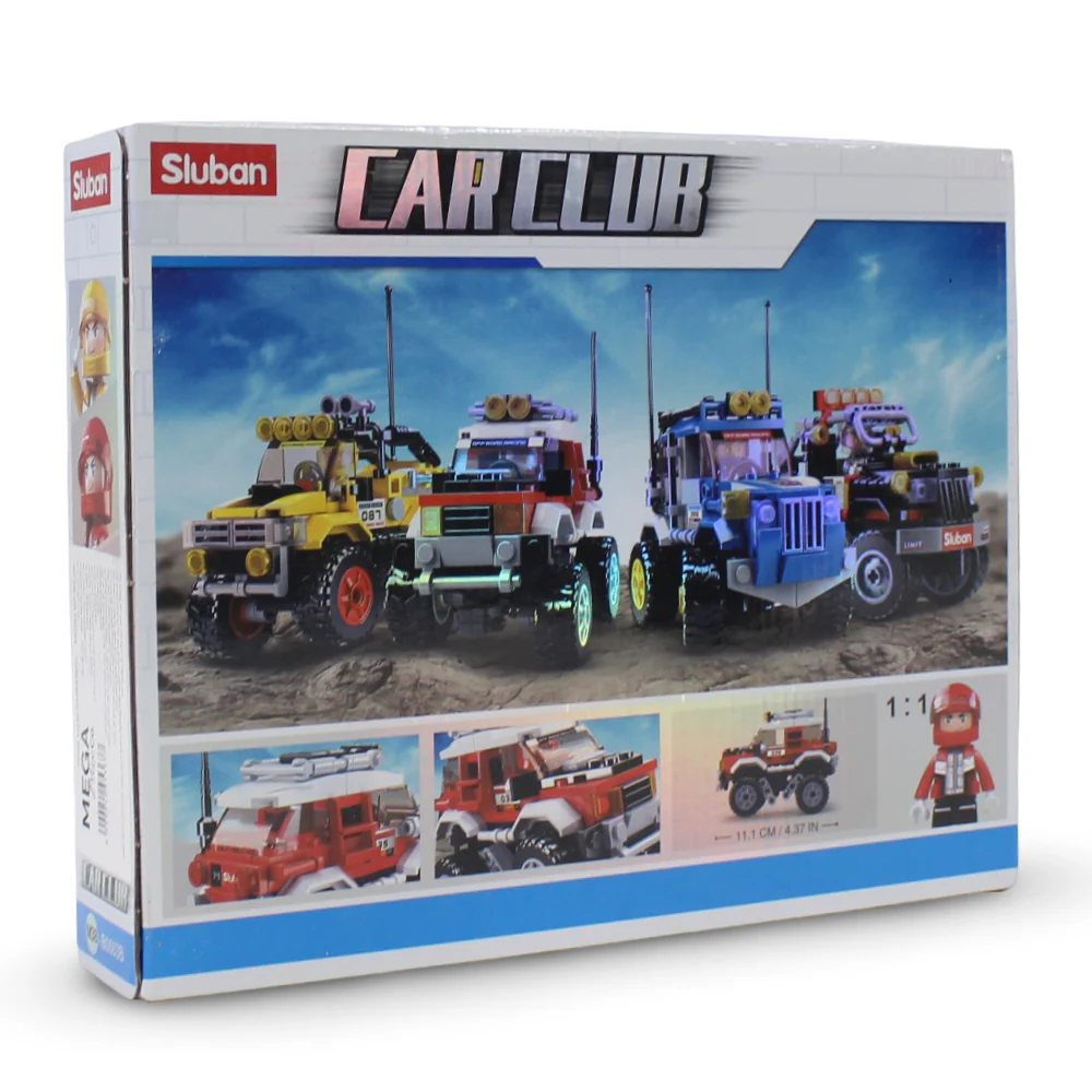 Sluban Car Club Offroad Vehicle Blocks Set - 145Pcs - Image 2
