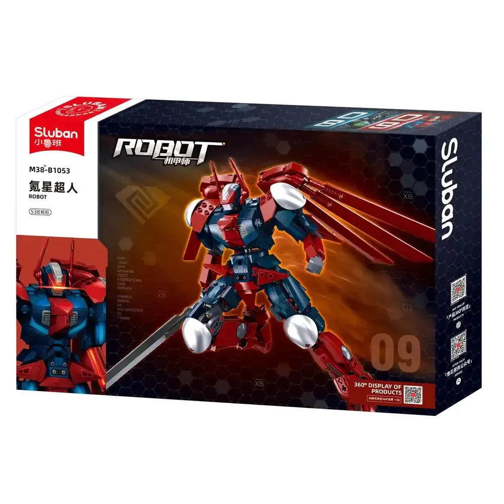 Sluban Robot Kryptonian Warrior Building Blocks Set – 538 Pcs - Image 3