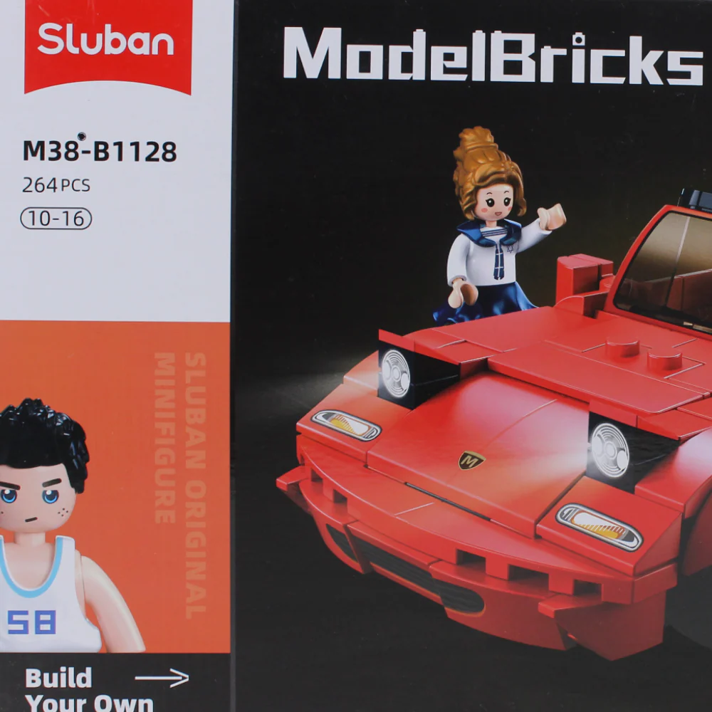 Sluban Model Bricks MX5S Sports Car - 264Pcs - Image 4