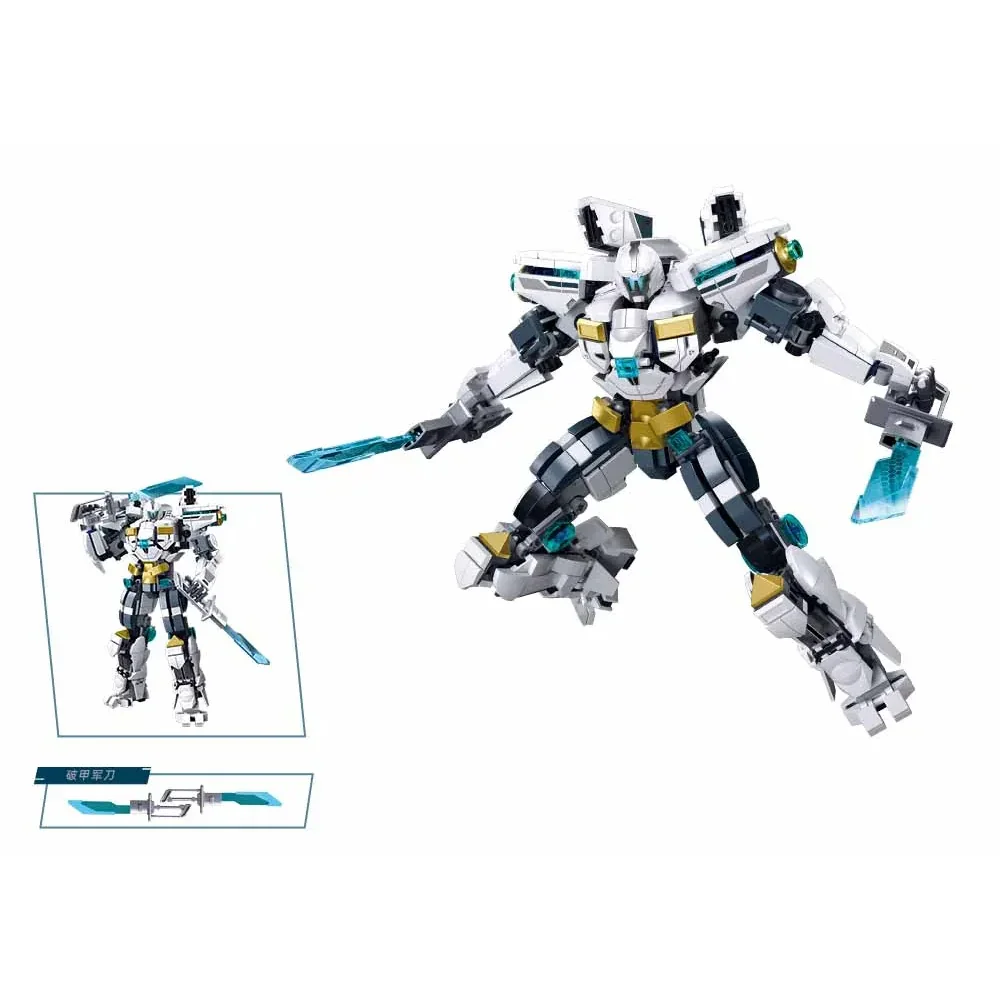 Sluban P.R. Mecha Robot Building Blocks Set - 561 Pcs - Image 5