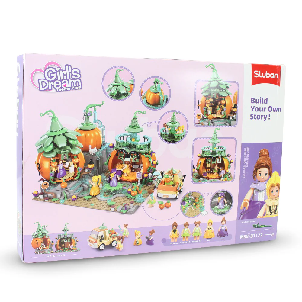 Sluban Girls Dream Pumpkin Party - 952Pcs - Image 3